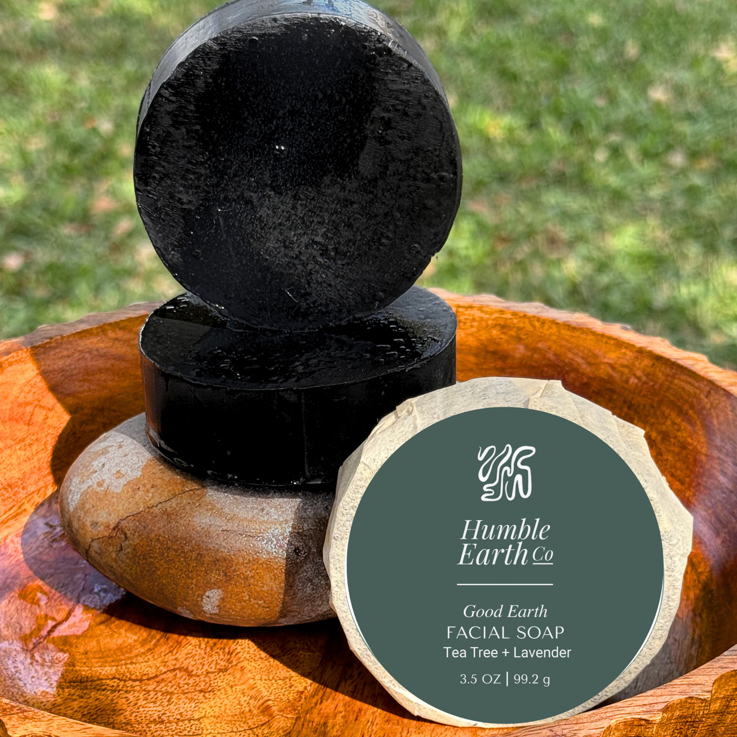 Good Earth Facial Soap | Charcoal Neem Tea Tree