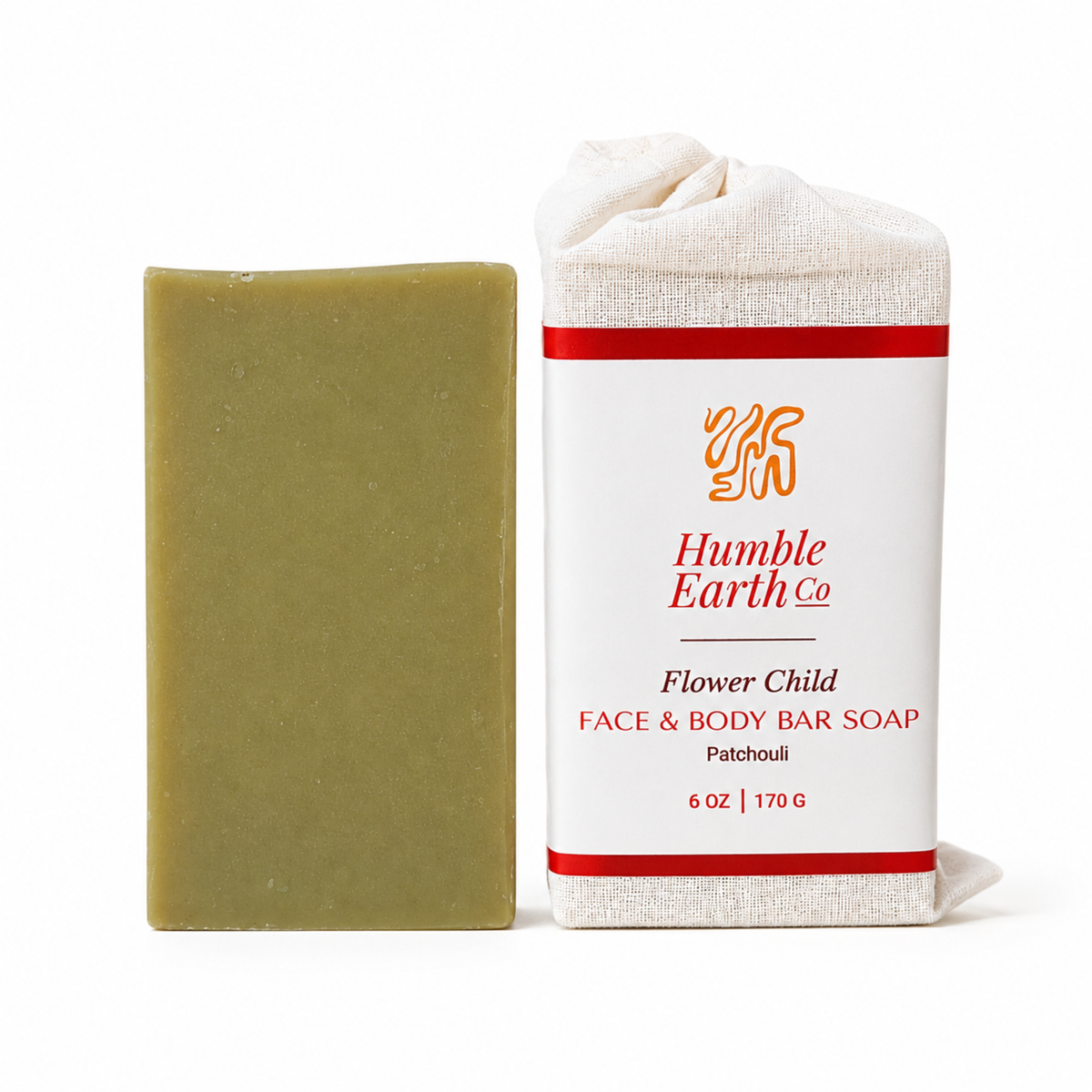 Flower Child Body Bar Soap | Patchouli Dark