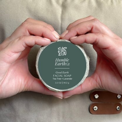 Good Earth Facial Soap | Charcoal Neem Tea Tree