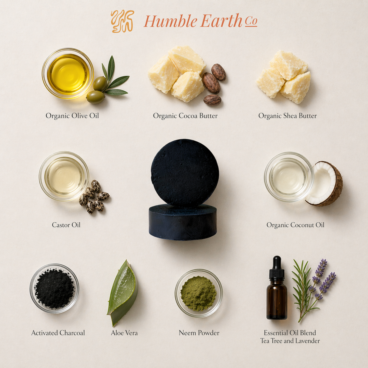 Good Earth Facial Soap | Charcoal Neem Tea Tree