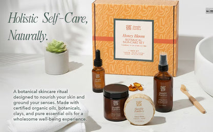 Honey Bloom 4-Piece Botanical Skincare Set