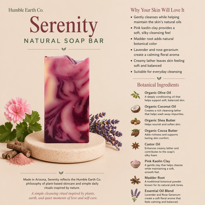 Jabón artesanal fino Serenity