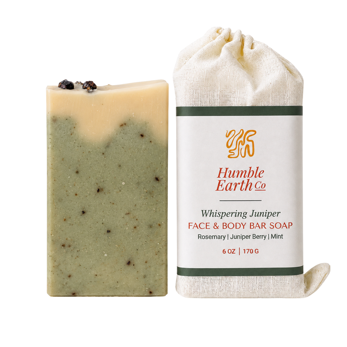 Whispering Juniper Bar Soap | Juniper, Rosemary & Mint